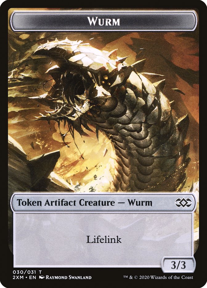 Wurm (030/031) [Double Masters Tokens] | Dumpster Cat Games