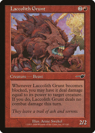 Laccolith Grunt [Nemesis] | Dumpster Cat Games