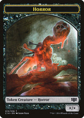 Horror // Zombie (016/036) Double-sided Token [Commander 2014 Tokens] | Dumpster Cat Games