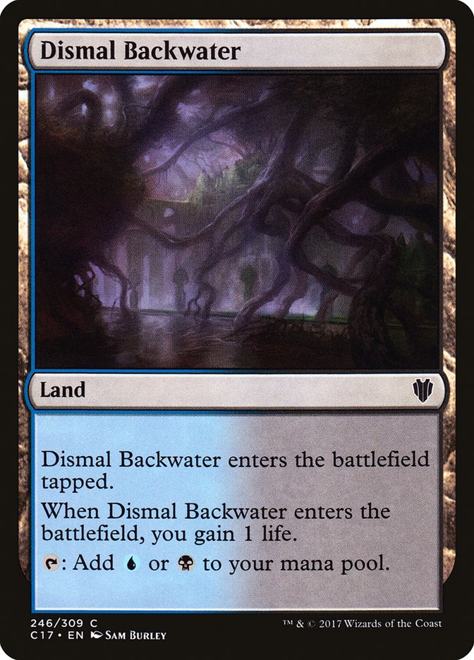 Dismal Backwater [Commander 2017] | Dumpster Cat Games