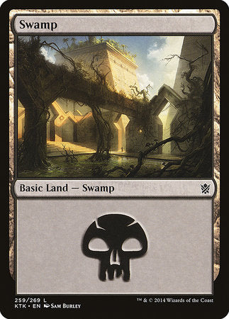 Swamp (259) [Khans of Tarkir] | Dumpster Cat Games