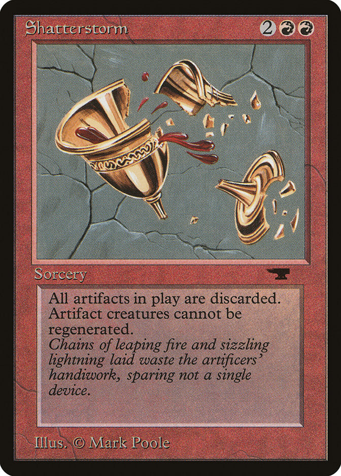 Shatterstorm [Antiquities] | Dumpster Cat Games