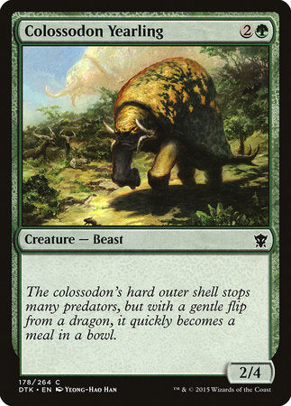 Colossodon Yearling [Dragons of Tarkir] | Dumpster Cat Games