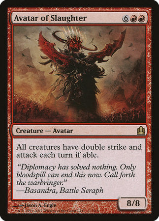 Avatar of Slaughter [Commander 2011] | Dumpster Cat Games