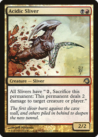 Acidic Sliver [Premium Deck Series: Slivers] | Dumpster Cat Games