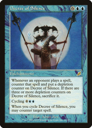 Decree of Silence [Scourge] | Dumpster Cat Games