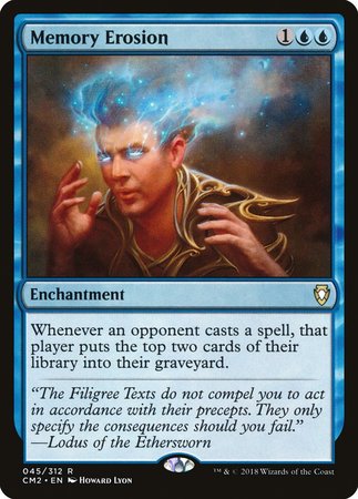 Memory Erosion [Commander Anthology Volume II] | Dumpster Cat Games