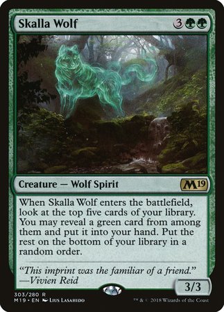 Skalla Wolf [Core Set 2019] | Dumpster Cat Games