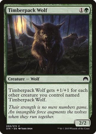 Timberpack Wolf [Magic Origins] | Dumpster Cat Games