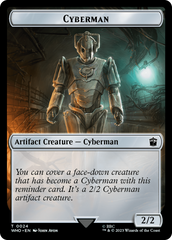 Copy // Cyberman Double-Sided Token [Doctor Who Tokens] | Dumpster Cat Games