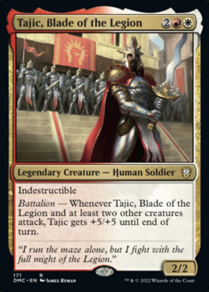 Tajic, Blade of the Legion [Dominaria United Commander] | Dumpster Cat Games