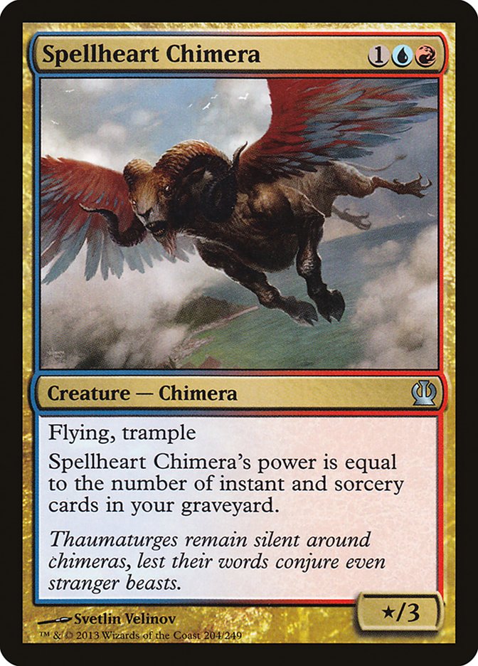Spellheart Chimera [Theros] | Dumpster Cat Games