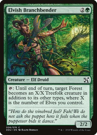 Elvish Branchbender [Duel Decks: Elves vs. Inventors] | Dumpster Cat Games