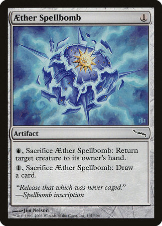 Aether Spellbomb [Mirrodin] | Dumpster Cat Games