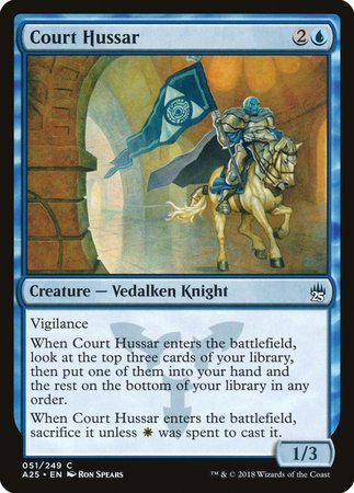 Court Hussar [Masters 25] | Dumpster Cat Games