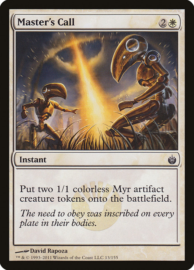 Master's Call [Mirrodin Besieged] | Dumpster Cat Games