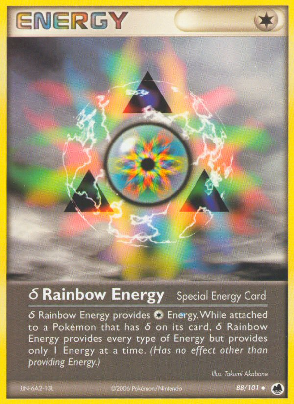 Rainbow Energy (88/101) (Delta Species) [EX: Dragon Frontiers] | Dumpster Cat Games