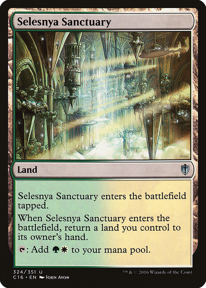 Selesnya Sanctuary [Commander 2016] | Dumpster Cat Games