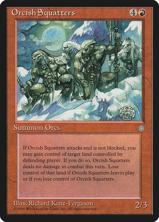 Orcish Squatters [Ice Age] | Dumpster Cat Games