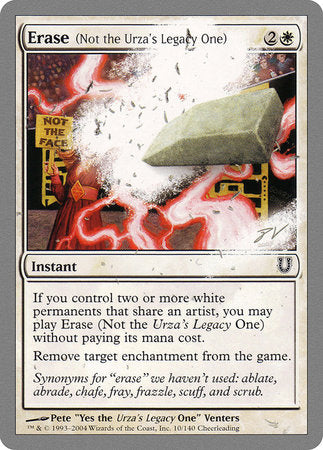 Erase (Not the Urza's Legacy One) [Unhinged] | Dumpster Cat Games