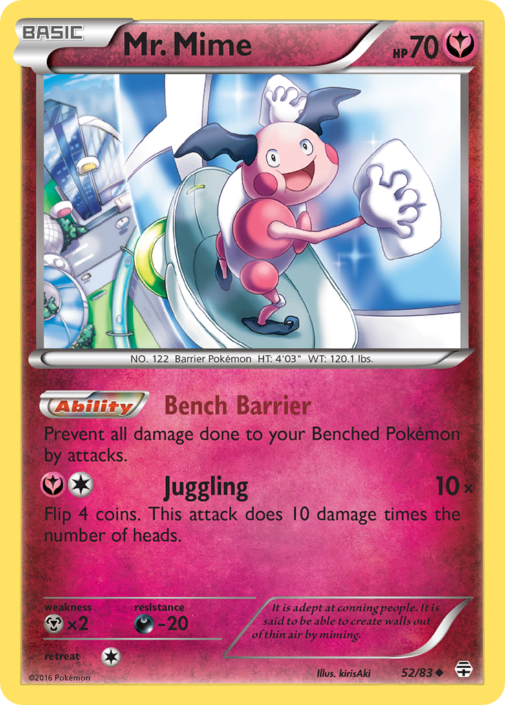 Mr. Mime (52/83) [XY: Generations] | Dumpster Cat Games