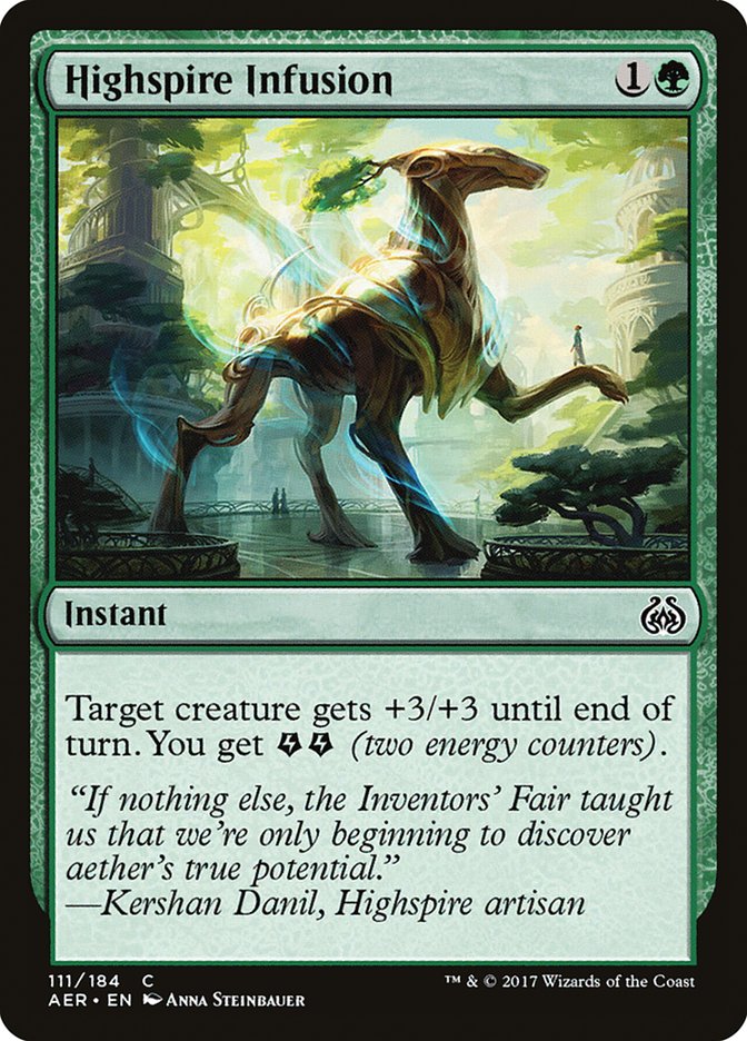 Highspire Infusion [Aether Revolt] | Dumpster Cat Games