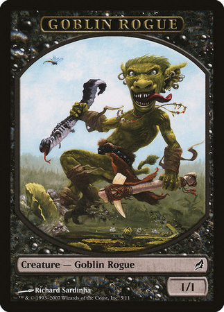 Goblin Rogue Token [Lorwyn Tokens] | Dumpster Cat Games