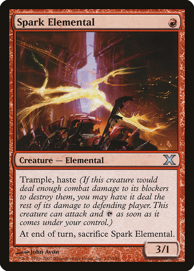 Spark Elemental [Tenth Edition] | Dumpster Cat Games