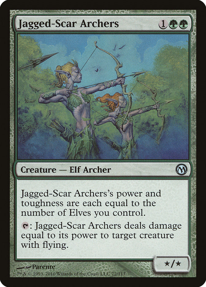 Jagged-Scar Archers [Duels of the Planeswalkers] | Dumpster Cat Games