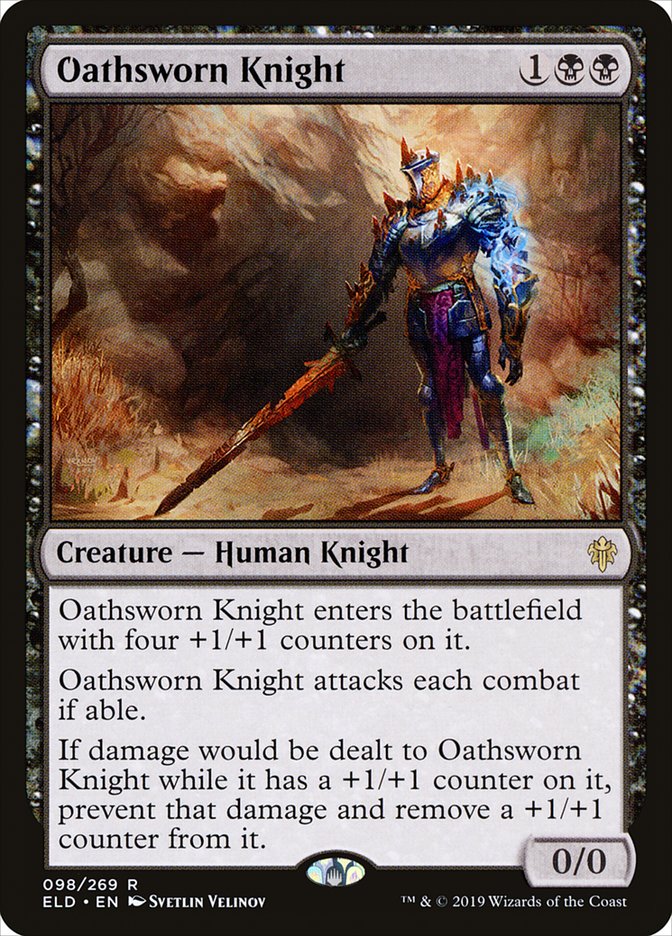 Oathsworn Knight [Throne of Eldraine] | Dumpster Cat Games