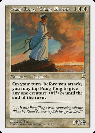 Pang Tong, "Young Phoenix" [Portal Three Kingdoms] | Dumpster Cat Games