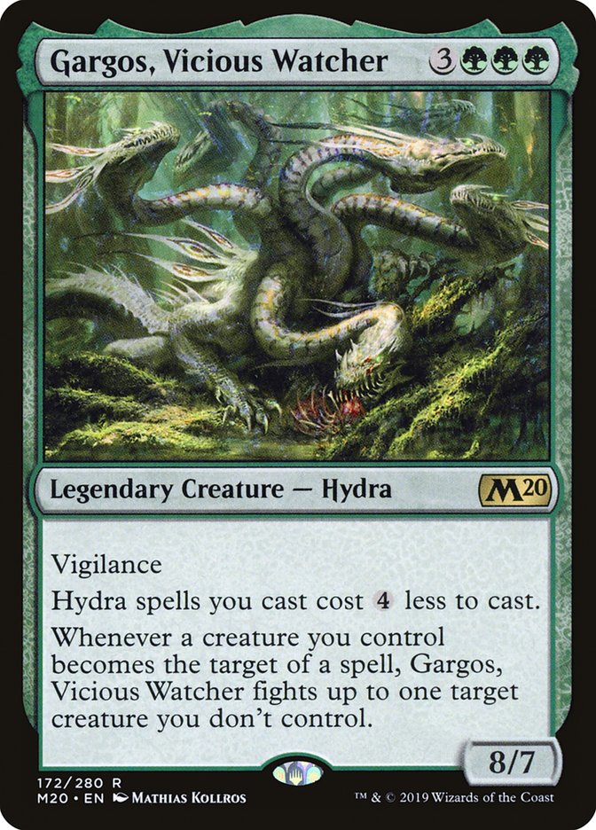 Gargos, Vicious Watcher [Core Set 2020] | Dumpster Cat Games