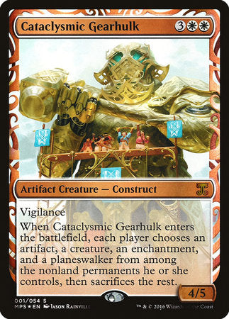 Cataclysmic Gearhulk [Kaladesh Inventions] | Dumpster Cat Games