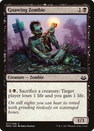 Gnawing Zombie [Modern Masters 2017] | Dumpster Cat Games