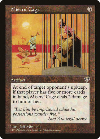 Misers' Cage [Mirage] | Dumpster Cat Games