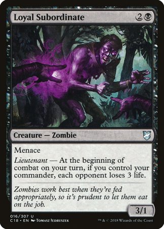 Loyal Subordinate [Commander 2018] | Dumpster Cat Games