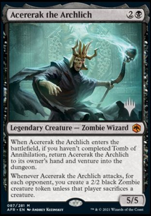 Acererak the Archlich (Promo Pack) [Dungeons & Dragons: Adventures in the Forgotten Realms Promos] | Dumpster Cat Games