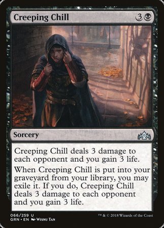 Creeping Chill [Guilds of Ravnica] | Dumpster Cat Games