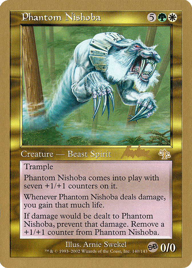 Phantom Nishoba (Brian Kibler) (SB) [World Championship Decks 2002] | Dumpster Cat Games
