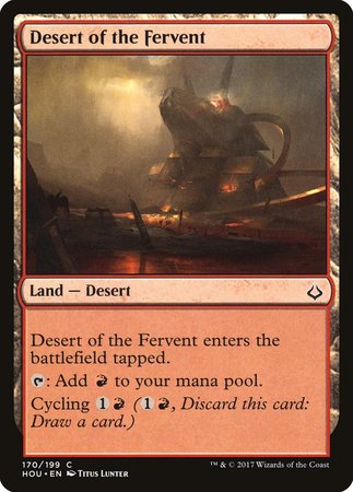 Desert of the Fervent [Hour of Devastation] | Dumpster Cat Games