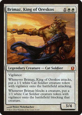 Brimaz, King of Oreskos [Born of the Gods] | Dumpster Cat Games
