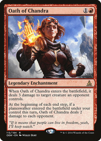 Oath of Chandra [Oath of the Gatewatch] | Dumpster Cat Games