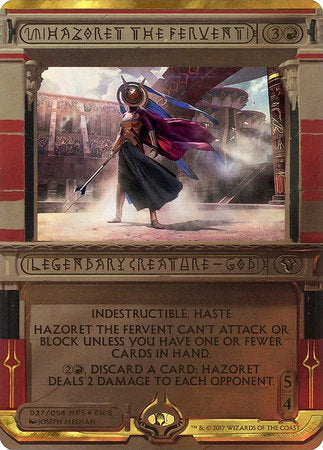 Hazoret the Fervent [Amonkhet Invocations] | Dumpster Cat Games