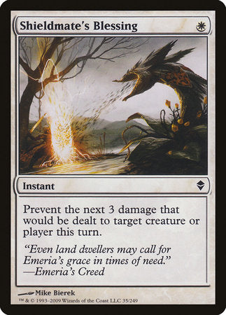Shieldmate's Blessing [Zendikar] | Dumpster Cat Games