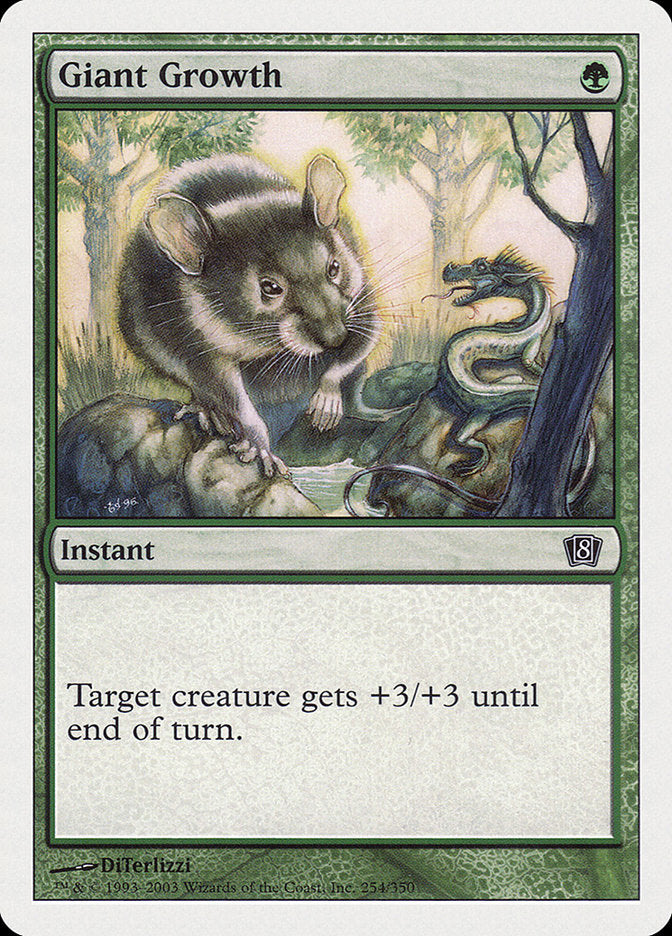 Giant Growth [Eighth Edition] | Dumpster Cat Games