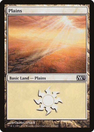 Plains (233) [Magic 2012] | Dumpster Cat Games