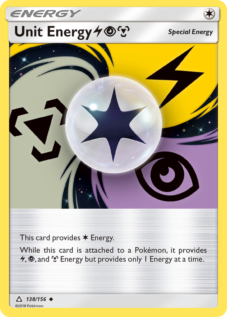 Unit Energy (138/156) (Lightning, Psychic, Metal) [Sun & Moon: Ultra Prism] | Dumpster Cat Games
