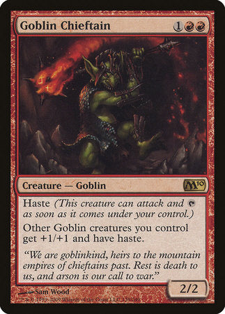 Goblin Chieftain [Magic 2010] | Dumpster Cat Games