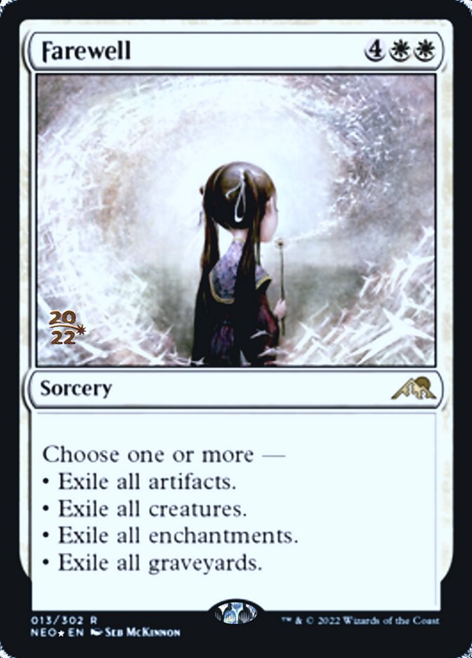 Farewell [Kamigawa: Neon Dynasty Prerelease Promos] | Dumpster Cat Games