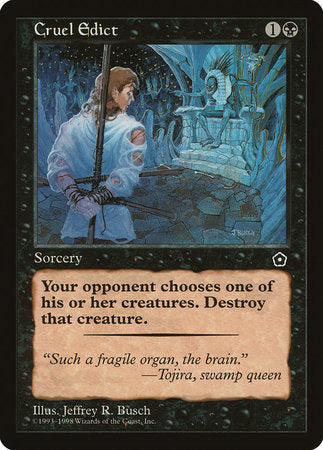 Cruel Edict [Portal Second Age] | Dumpster Cat Games